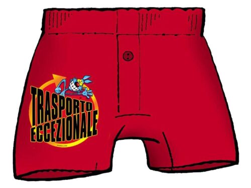 Boxer rosso Lupo Alberto - Trasporto eccezionale
