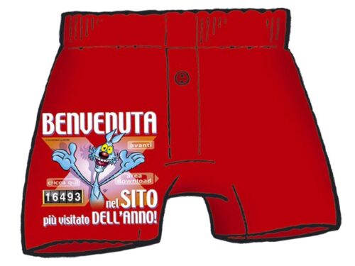 Boxer rosso Lupo Alberto - Benvenuta