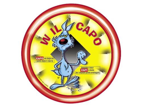 Orologio da parete Lupo Alberto - W il capo