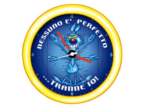 Orologio da parete Lupo Alberto - Nessuno è perfetto