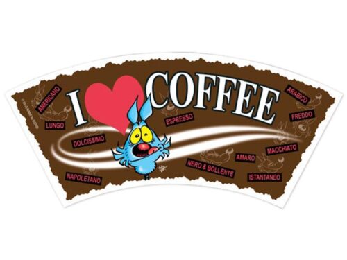 Tazza Lupo Alberto - I love coffee