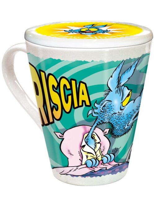 Tazza Lupo Alberto - Striscia che pigrizia