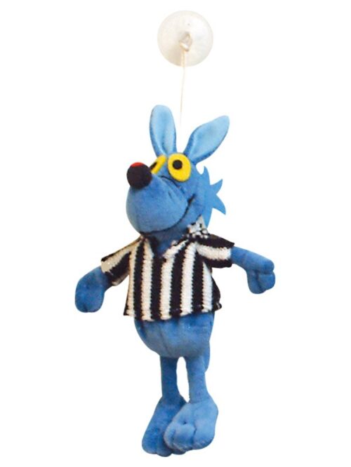 Peluche Lupo Alberto con ventosa - Bianconero
