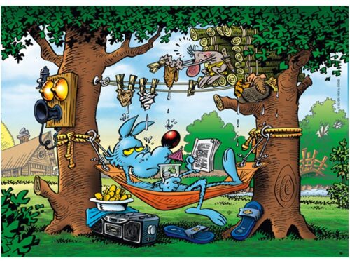Puzzle Lupo Alberto - Amaca