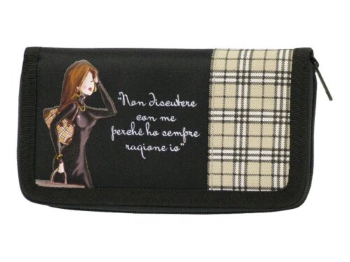 Portafoglio lady City Chic - Black