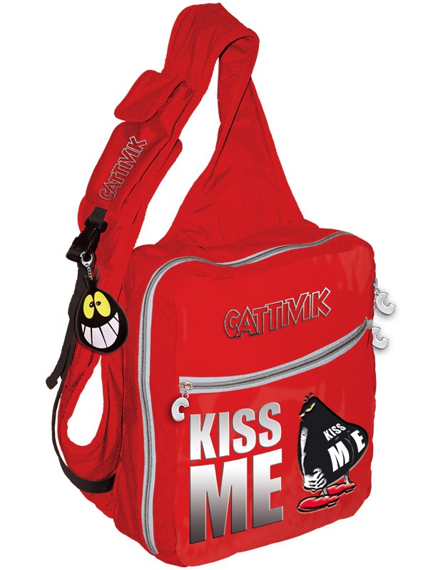 Zaino monospalla Cattivik - Kiss me