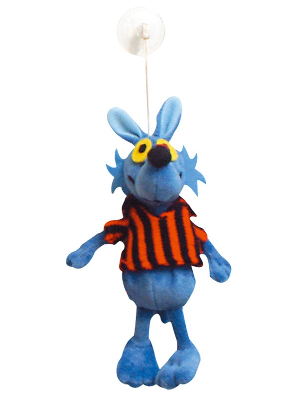Peluche Lupo Alberto con ventosa - Rossonero