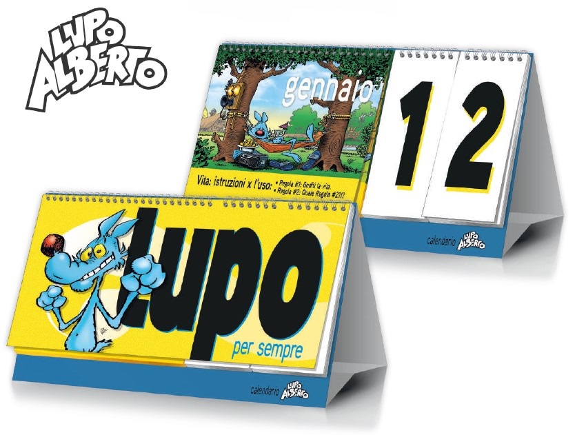 CALENDARIO LUPO ALBERTO DA TAVOLO PERPETUO