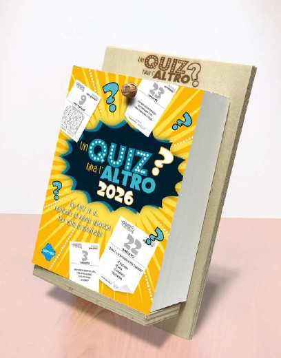 Calendario giornaliero quiz "Un quiz tira l'altro" 2026