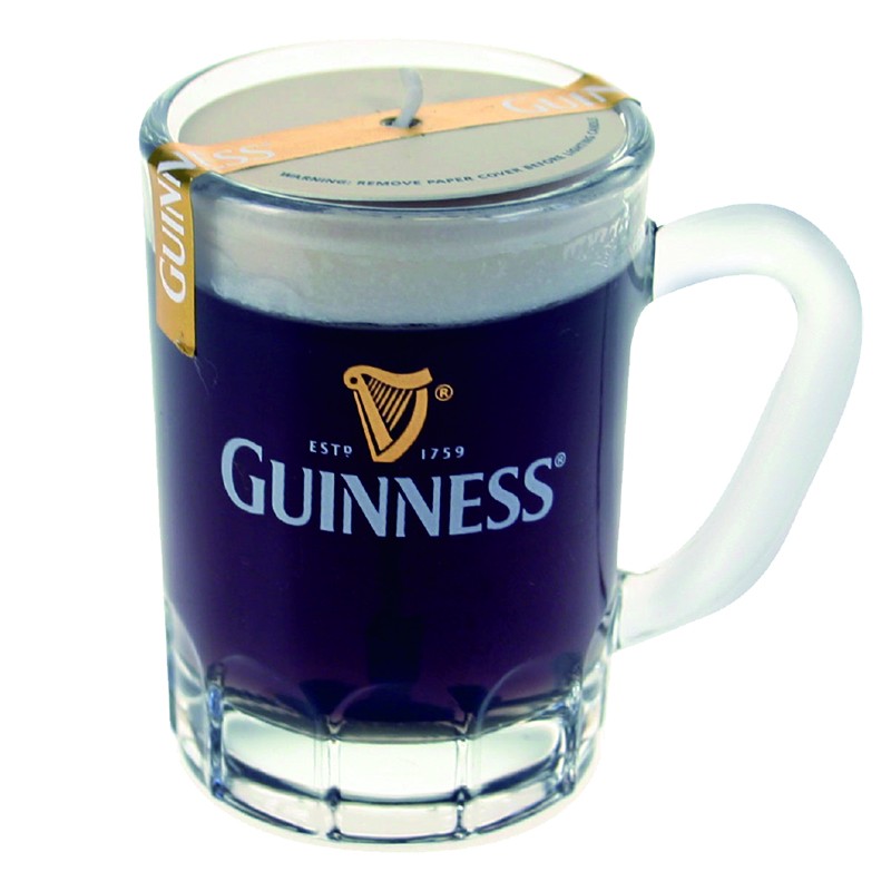 Candela bicchiere Guinness