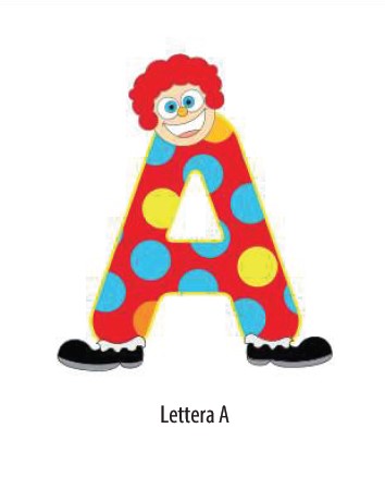 Letterina Sweet Honey in legno "A"