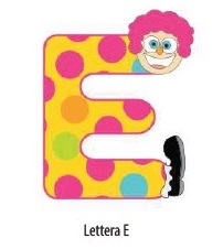 Letterina Sweet Honey in legno "E"