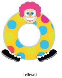 Letterina Sweet Honey in legno "O"