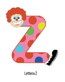 Letterina Sweet Honey in legno "Z"