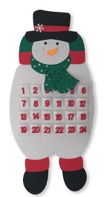 Calendario avvento "Pupazzo di neve"