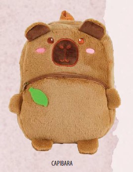 Zainetto peloso Sweet Honey "Capibara"