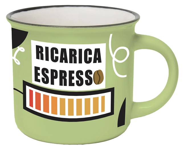 Tazzina da caffè "Ricarica Espresso"