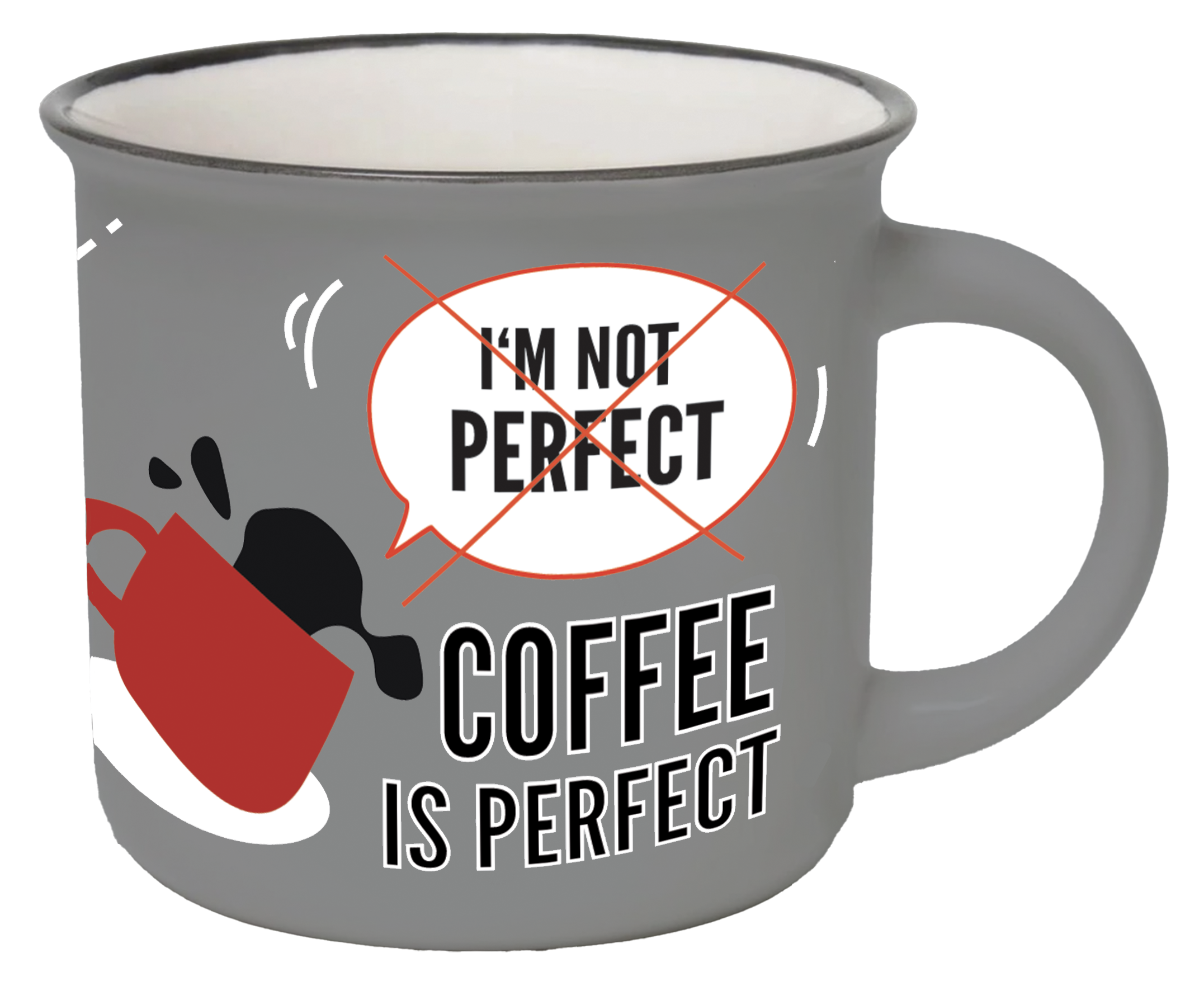 Tazzina da caffè "Coffee is perfect"