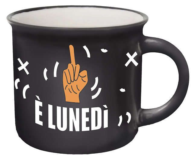 Tazzina da caffè "E' Lunedi"