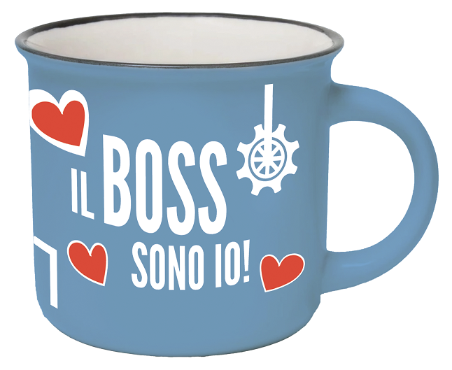 Tazzina da caffè "Il Boss sono io"