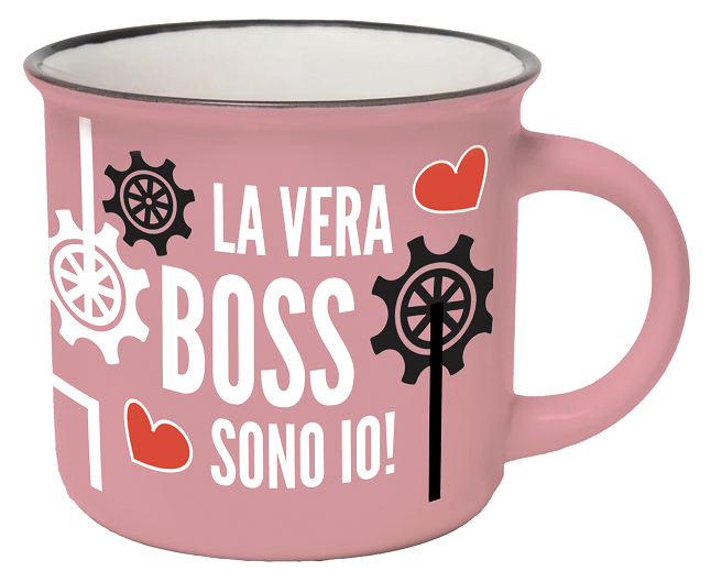 Tazzina da caffè "la vera Boss sono io"
