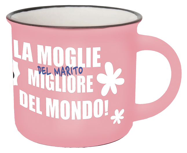 Tazzina da caffè "La moglie migliore del mondo"
